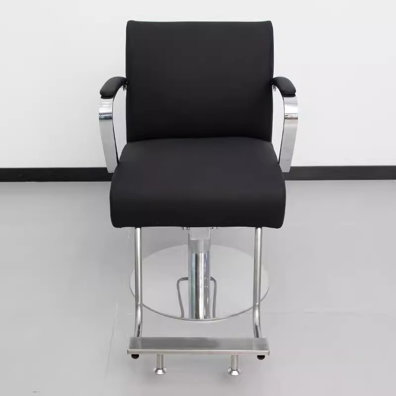 L-Shape Solid Colour Synthetic Leather Styling Chair with Footrest and Adjustable Features