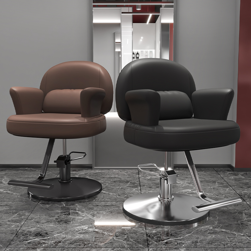 Ergonomic Elliptical Solid Colour Full Back Synthetic Leather Adjustable Styling Chair