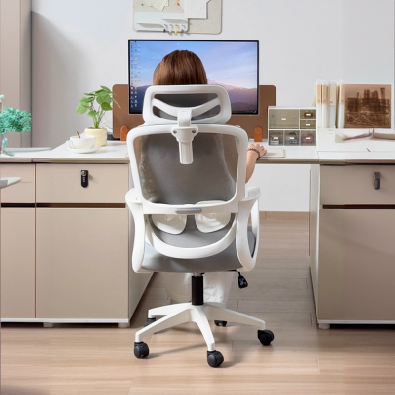 Studio Chairs with Ink/Gray Upholstered, Armrest, Portable Wheels, Lumbar Support, Tilt Available, and Headrest