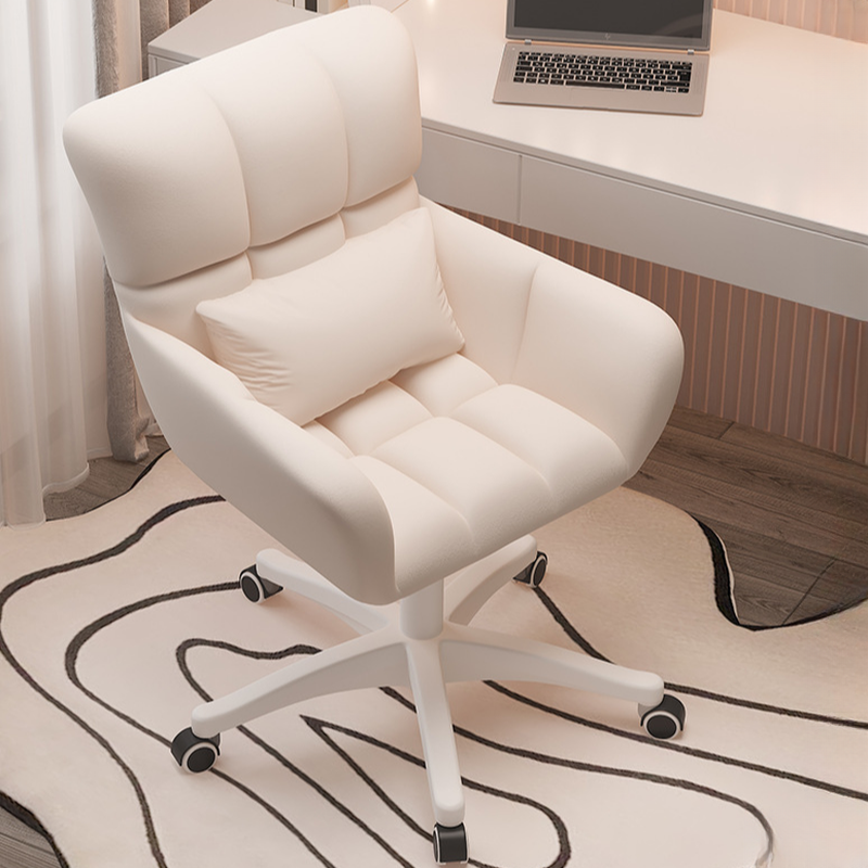 Modern Studio Chairs in Jade Green/Sand/Apricot Colour with Pillow and Lumbar Support