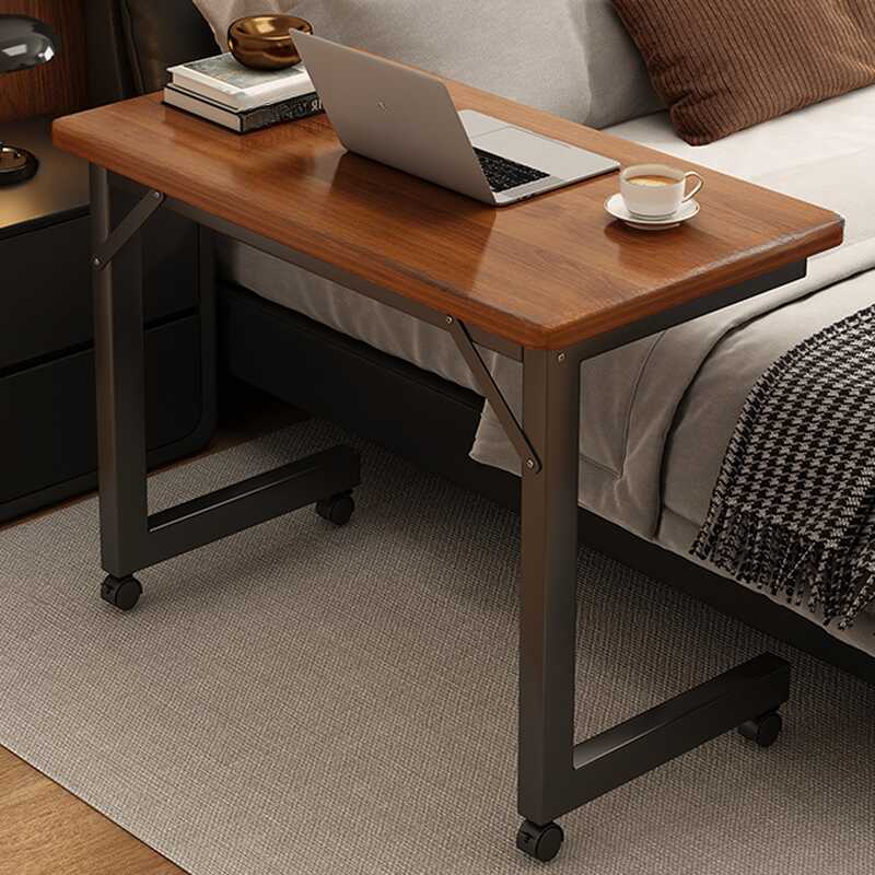 Trendy Engineered Wood Laptop Cart with Casters