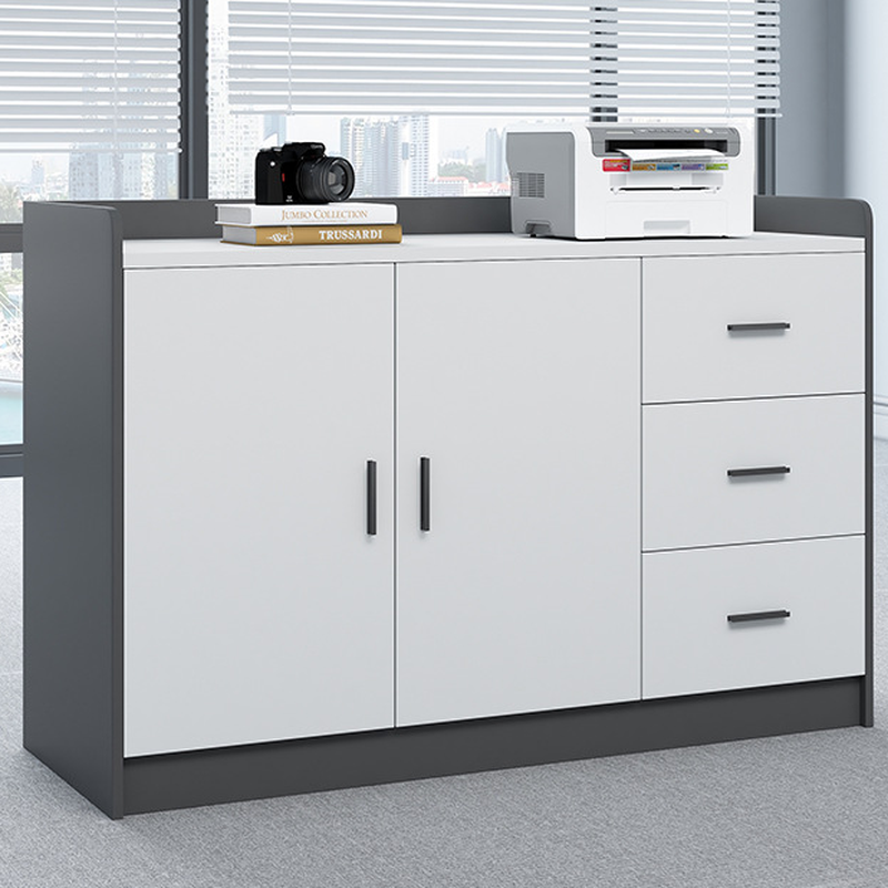 Scratch Resistant Office Storage Furniture with Stockroom and 2-Wide/3-Wide/1-Wide Compartments