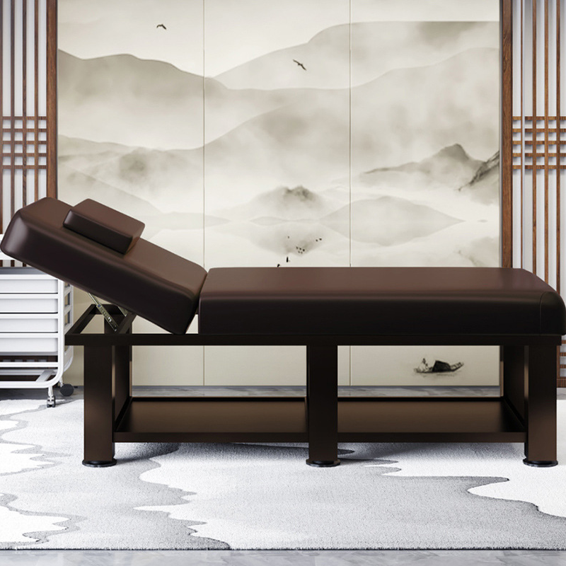 Stainless Steel Rectangular Massage Bed with Trestle Base