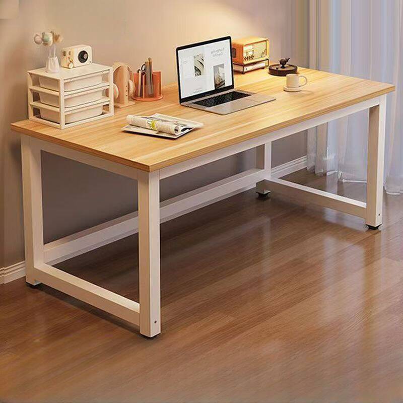 Modish Rectangular Laminate Work-from-Home Desk