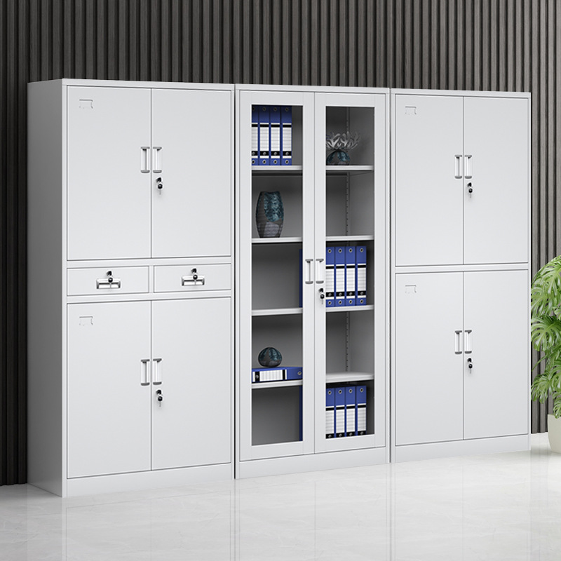 Base Cabinet/Office Console Cabinet with Stockroom Storage, Assembled and Safe, Featuring 2-Wide/1-Wide/3-Wide Compartments