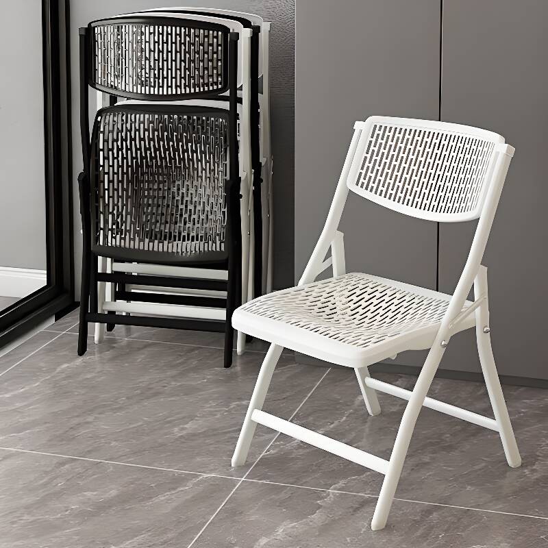 Simple Ergonomic Synthetic Office Chairs/Chair With Desk Attached in Midnight Black/Cream