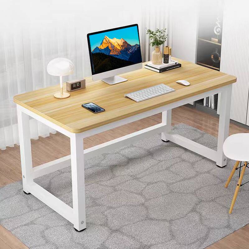 Trendy Rectangular Manufactured Wood Writing Table in Unfinished Colour