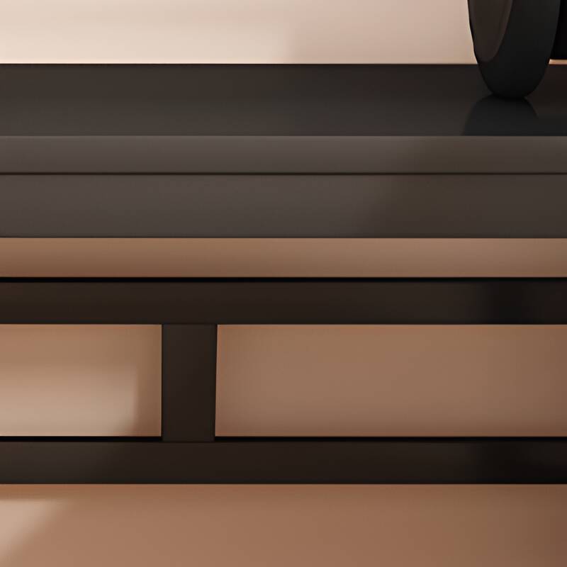 Trendy Rectangular Laminate Writing Table with Gray/Chalk/Auburn Finish