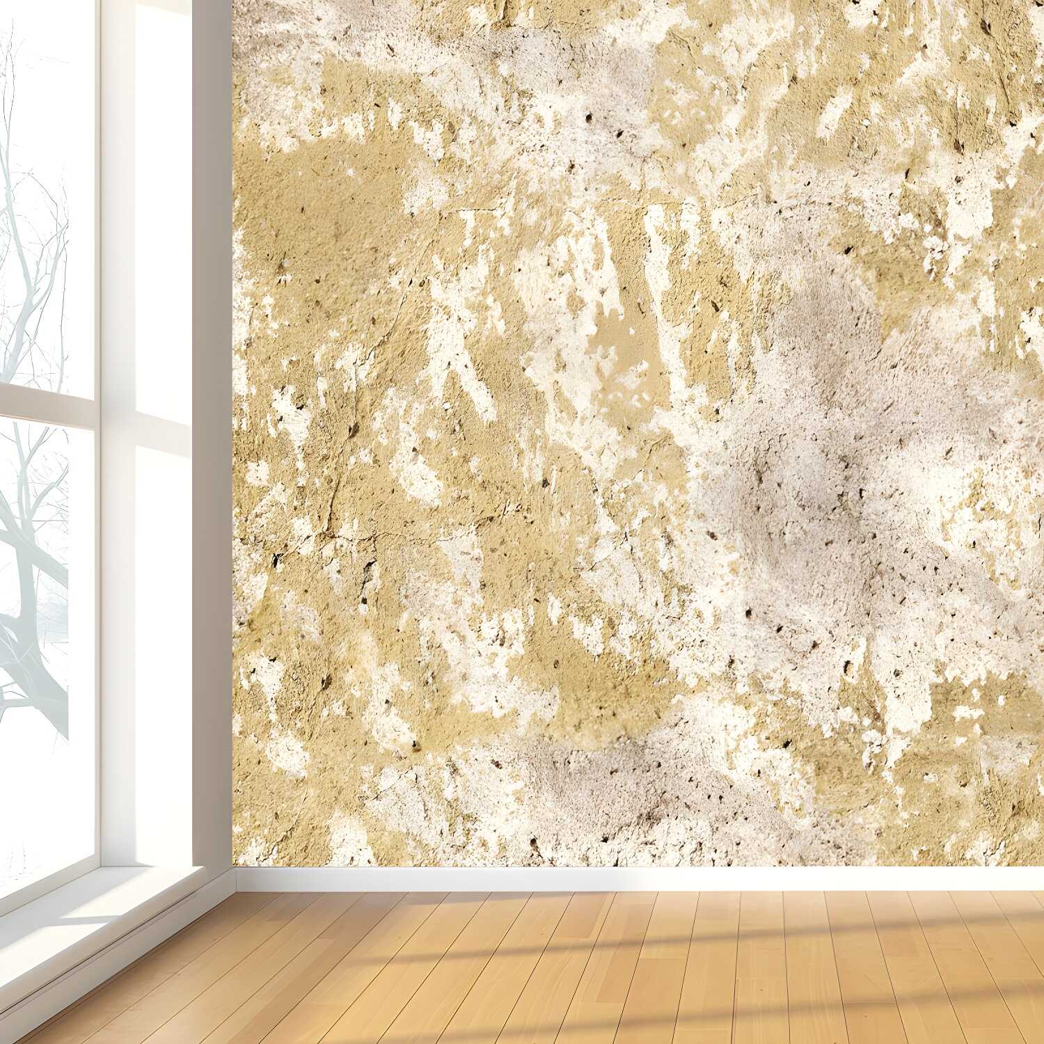 Steampunk Brick Look Wallpaper Mural for Restaurant Custom Wall Decor in Dark Colour