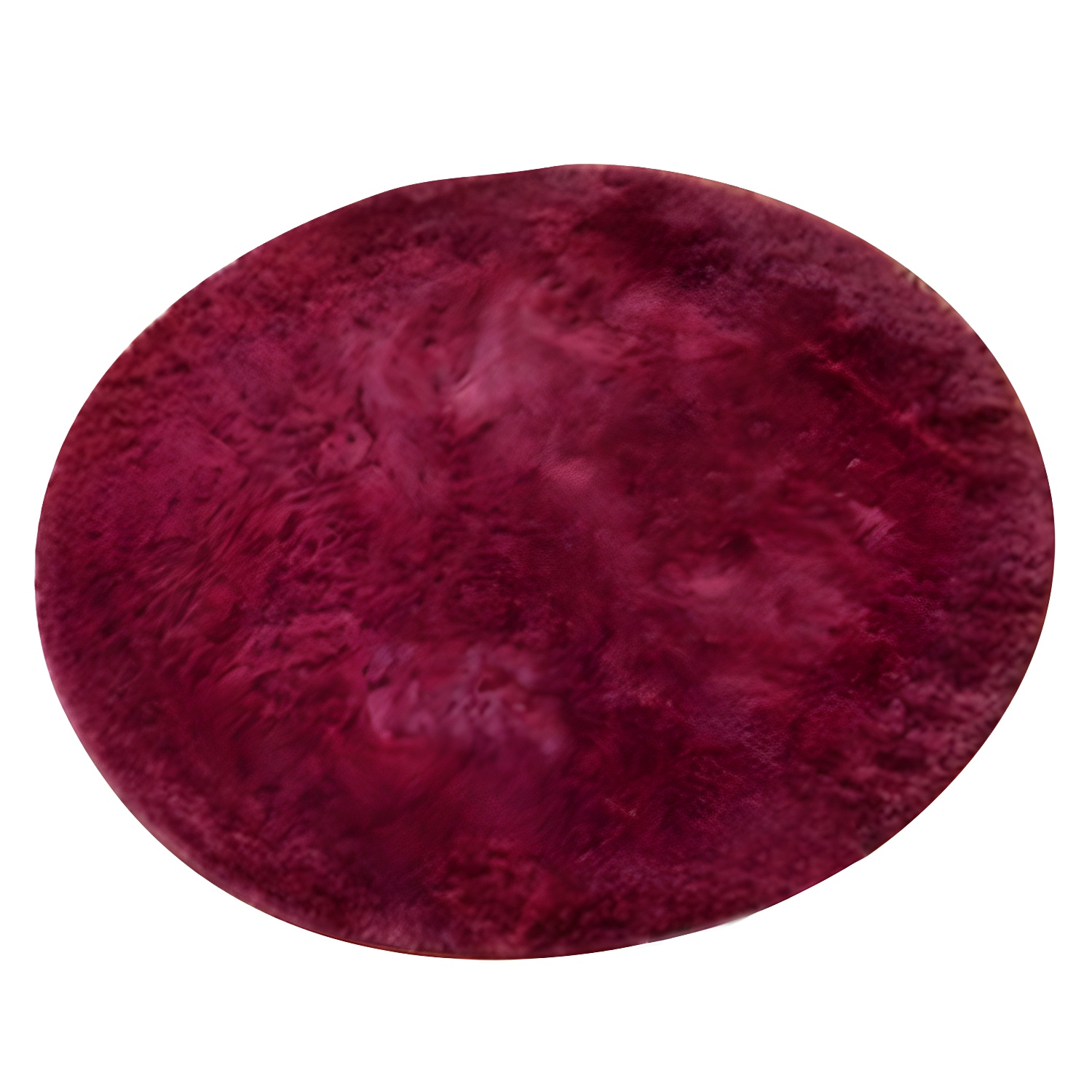 Natural Plain Round Area Rug Multi-Colour Modern Shag Indoor Carpet Polyester Easy Care Stain Resistant Carpet for Living Room