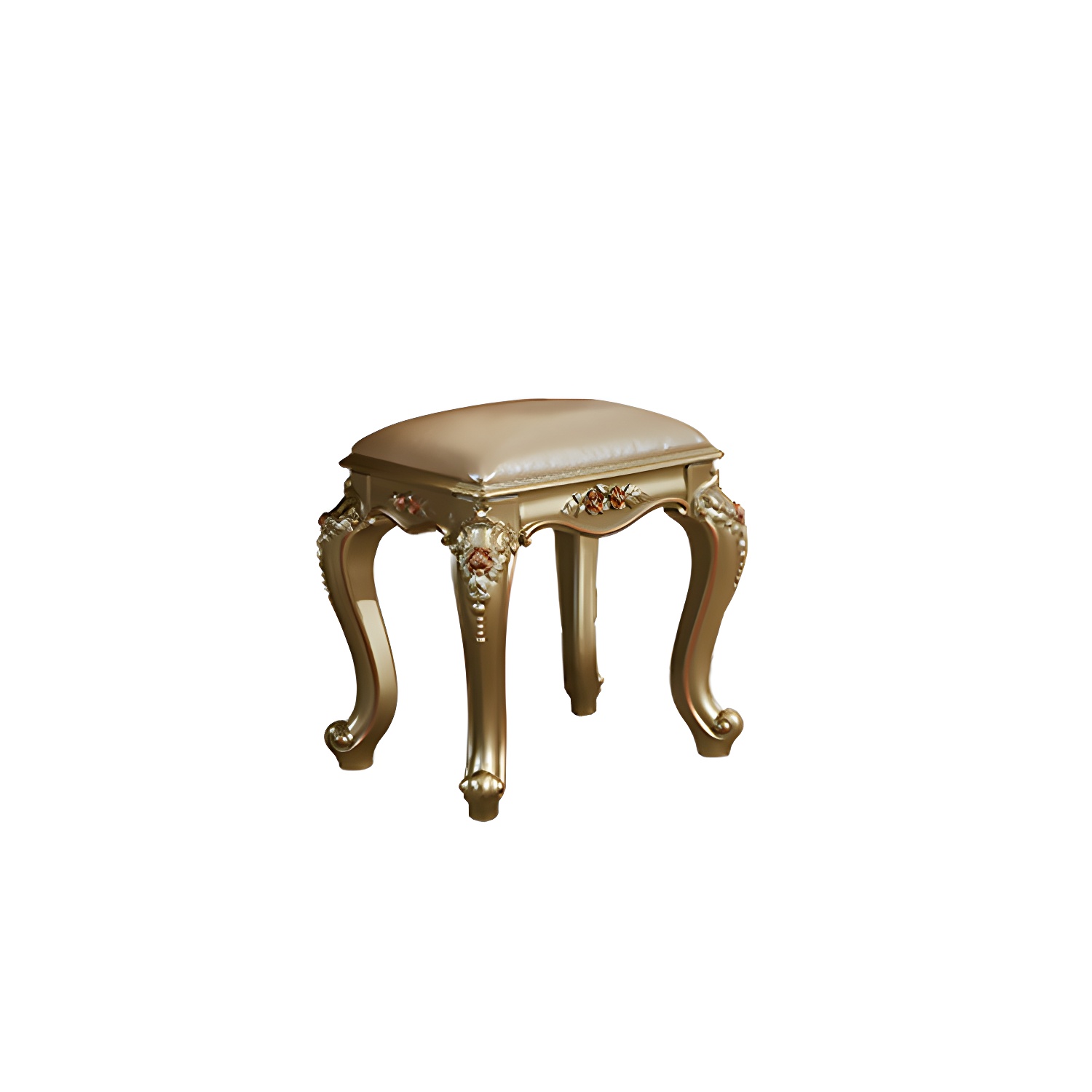 Victorian Wide Wood Drawers Mirrored Makeup Vanity