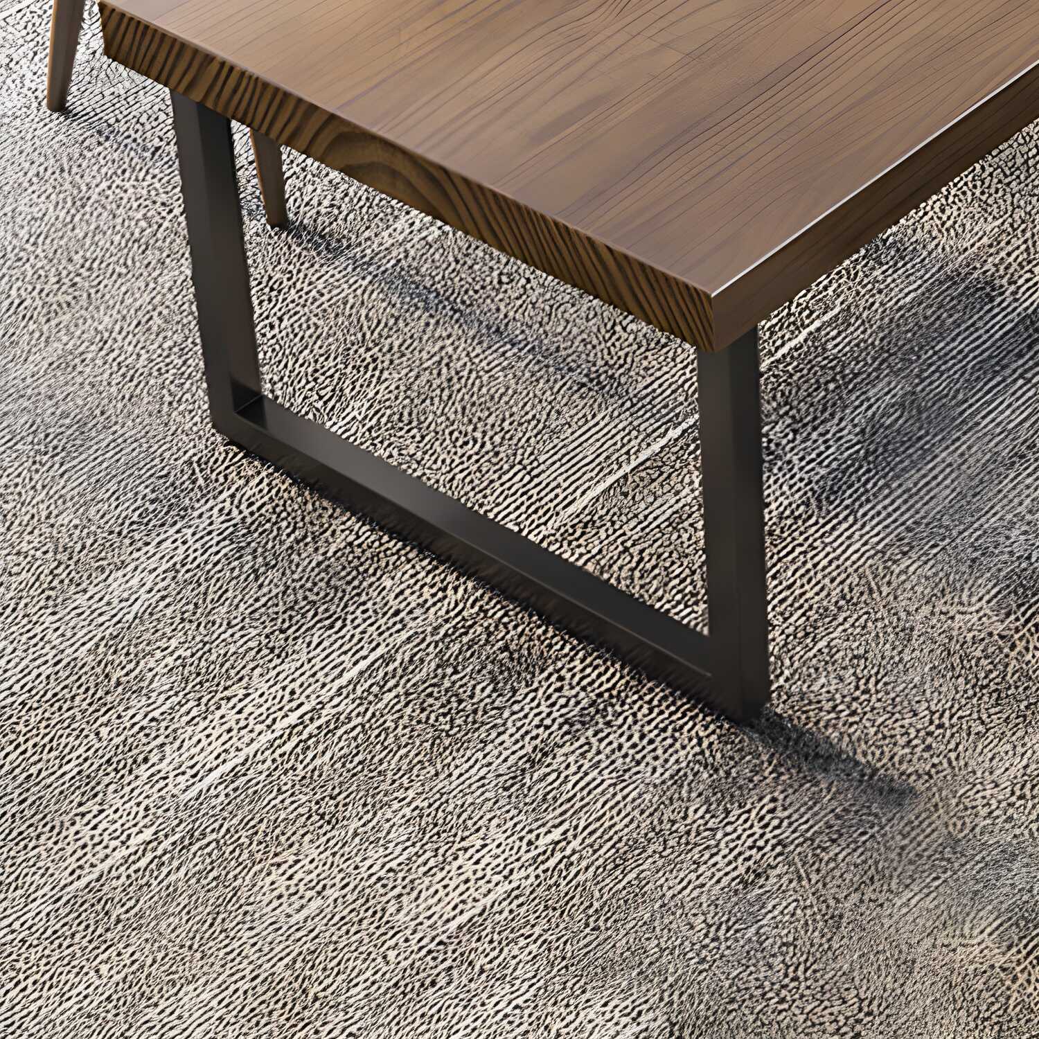 Solid Wood Contemporary Writing Desk Bedroom Office Desk with Black Legs