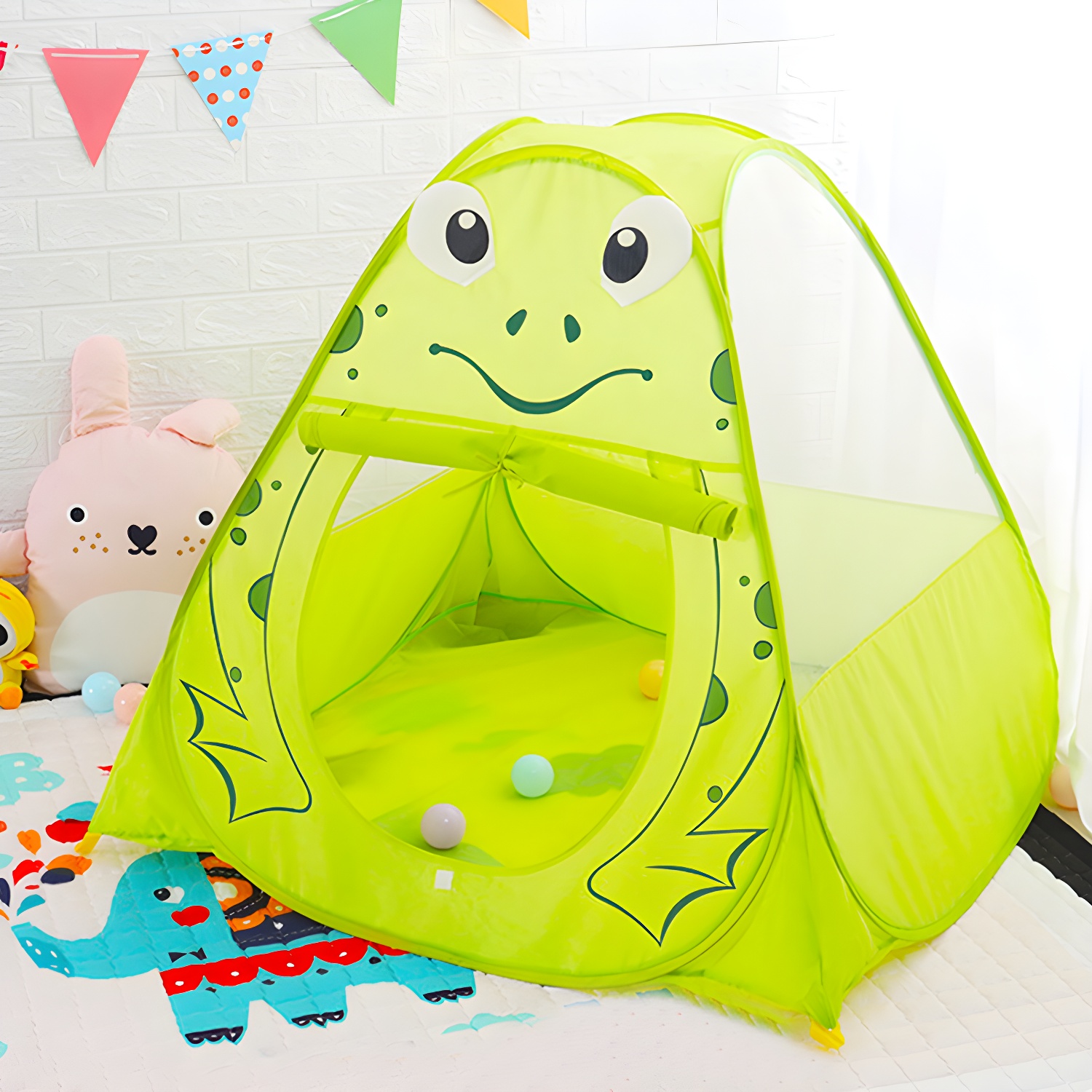 Cloth Play Tunnel Indoor Boys Toy House Cartoon Party Play Tent