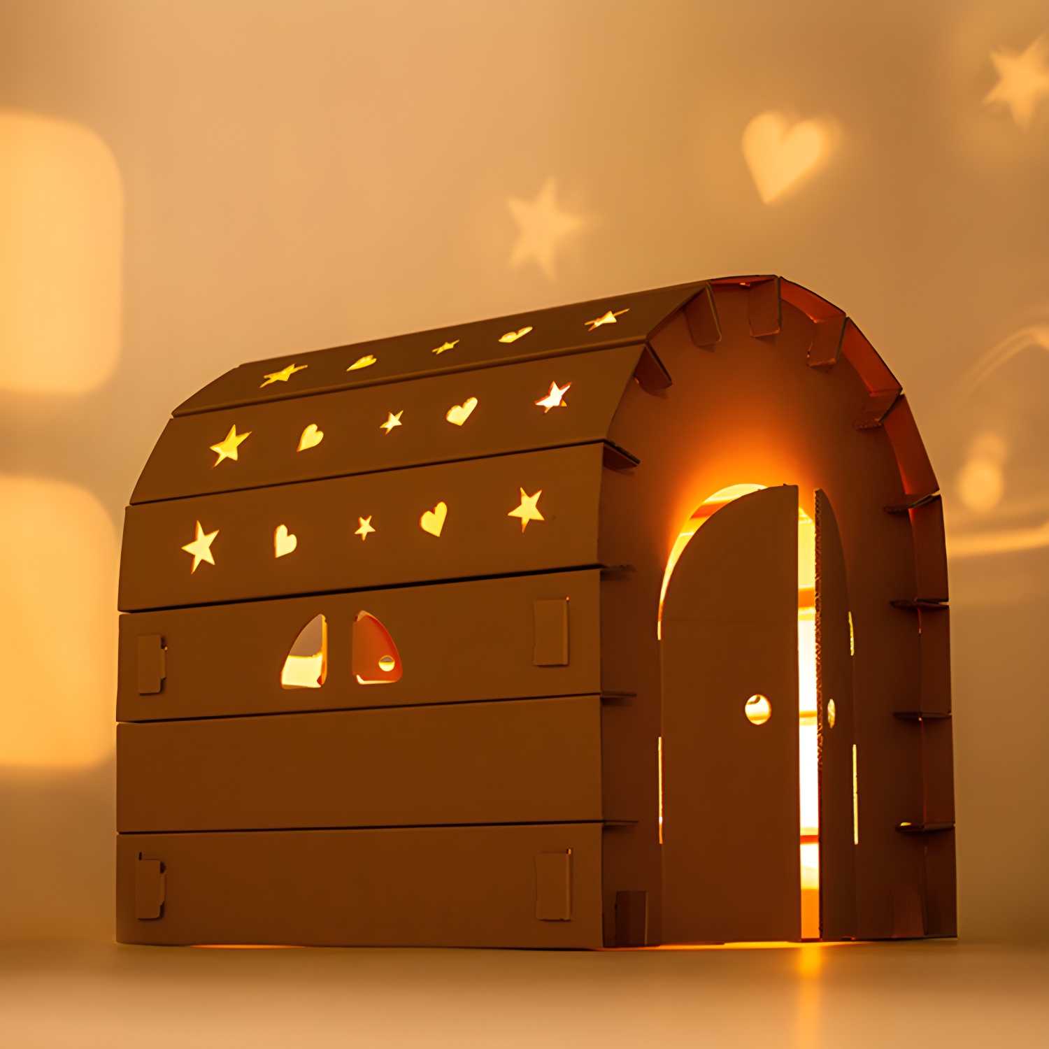 Paper Playhouse Home Kindergarten Parent-child Interactive DIY Playhouse Kit