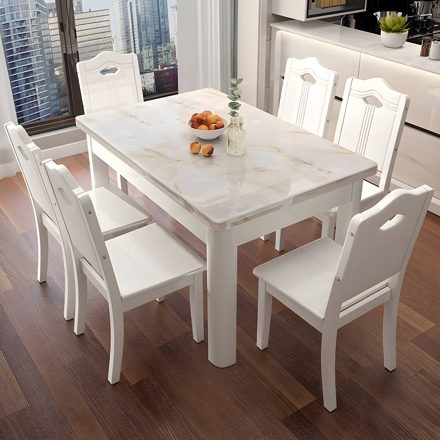 Rectangle Dining Room Dinner Kitchen Table Modern Dining Table