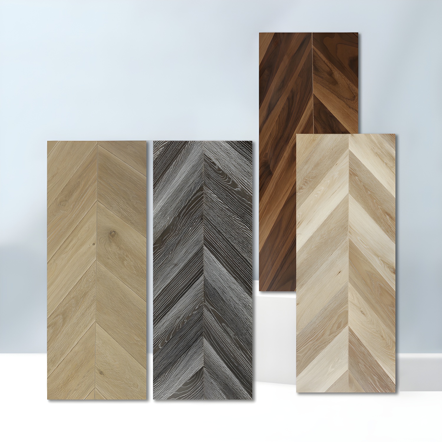 Soundproof Laminate Flooring Wooden Print Scratch Resistant Click Lock