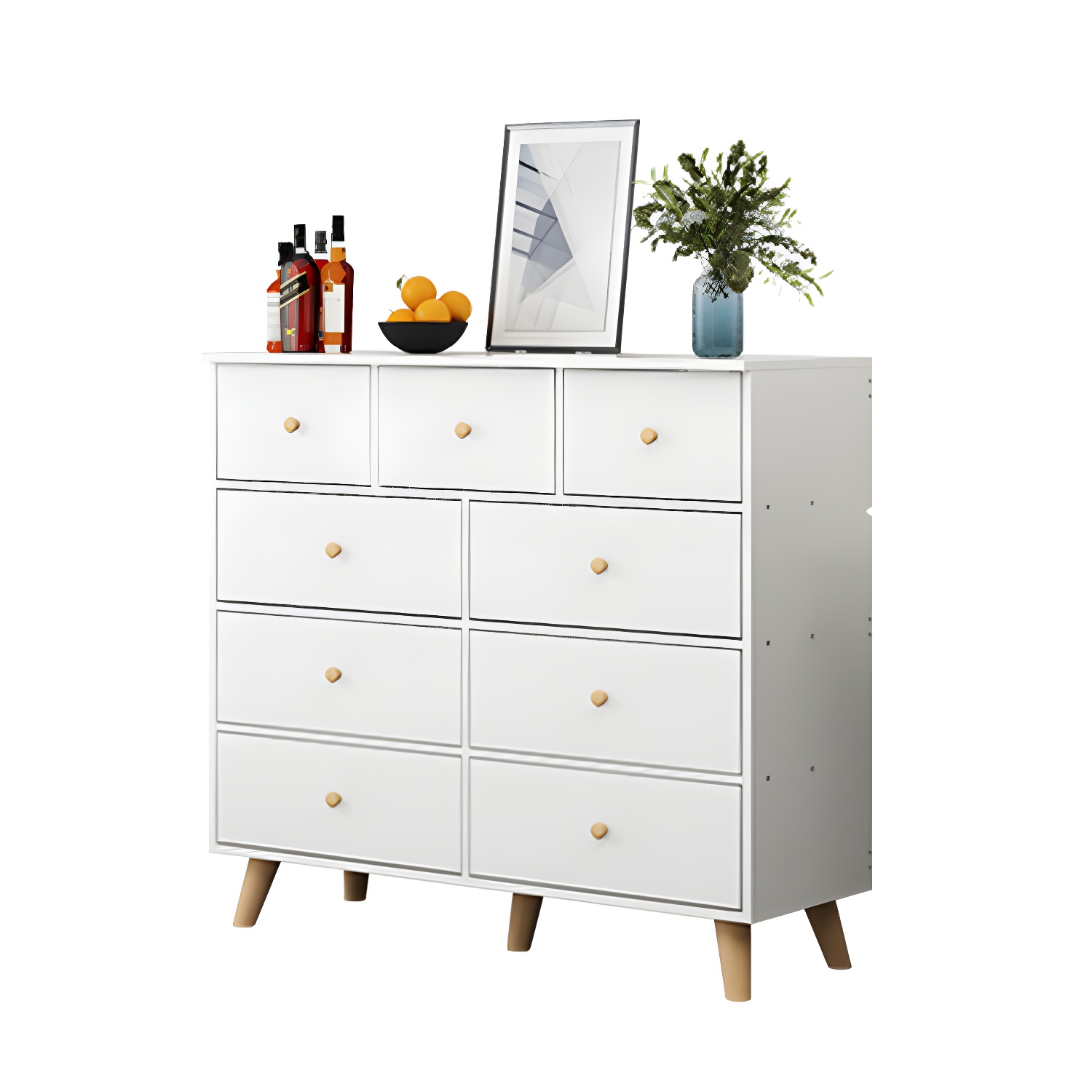 dresser drawers under $100 Sarah Ten Drawer it adapts to multiple household scenarios. Five Drawer Dresser Walnut