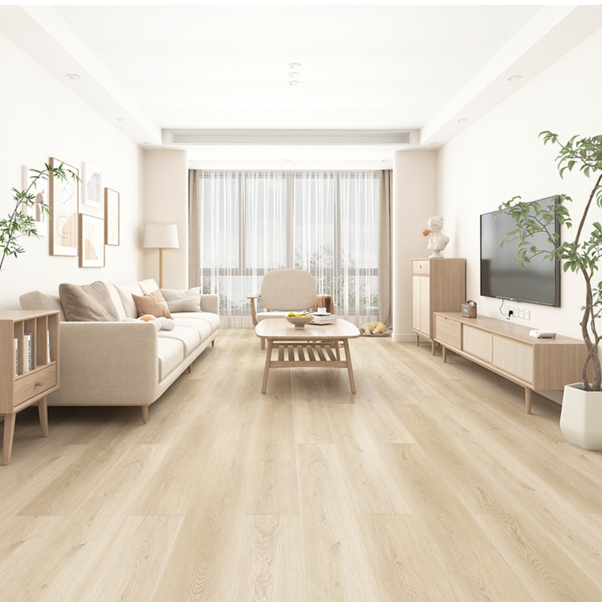 High-Quality Waterproof Laminate Flooring - Scratch Resistant, Specially Designed for Living Spaces