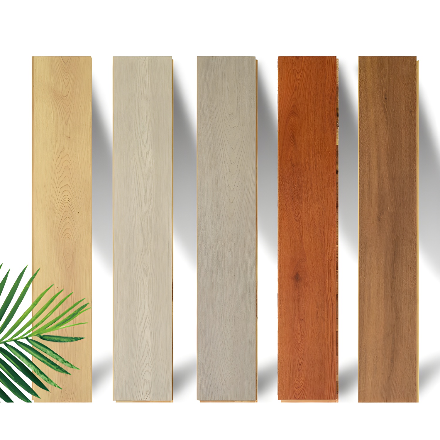 Low Gloss Smooth Laminate Wood Planks with Scratch and Stain Resistance for Living Spaces