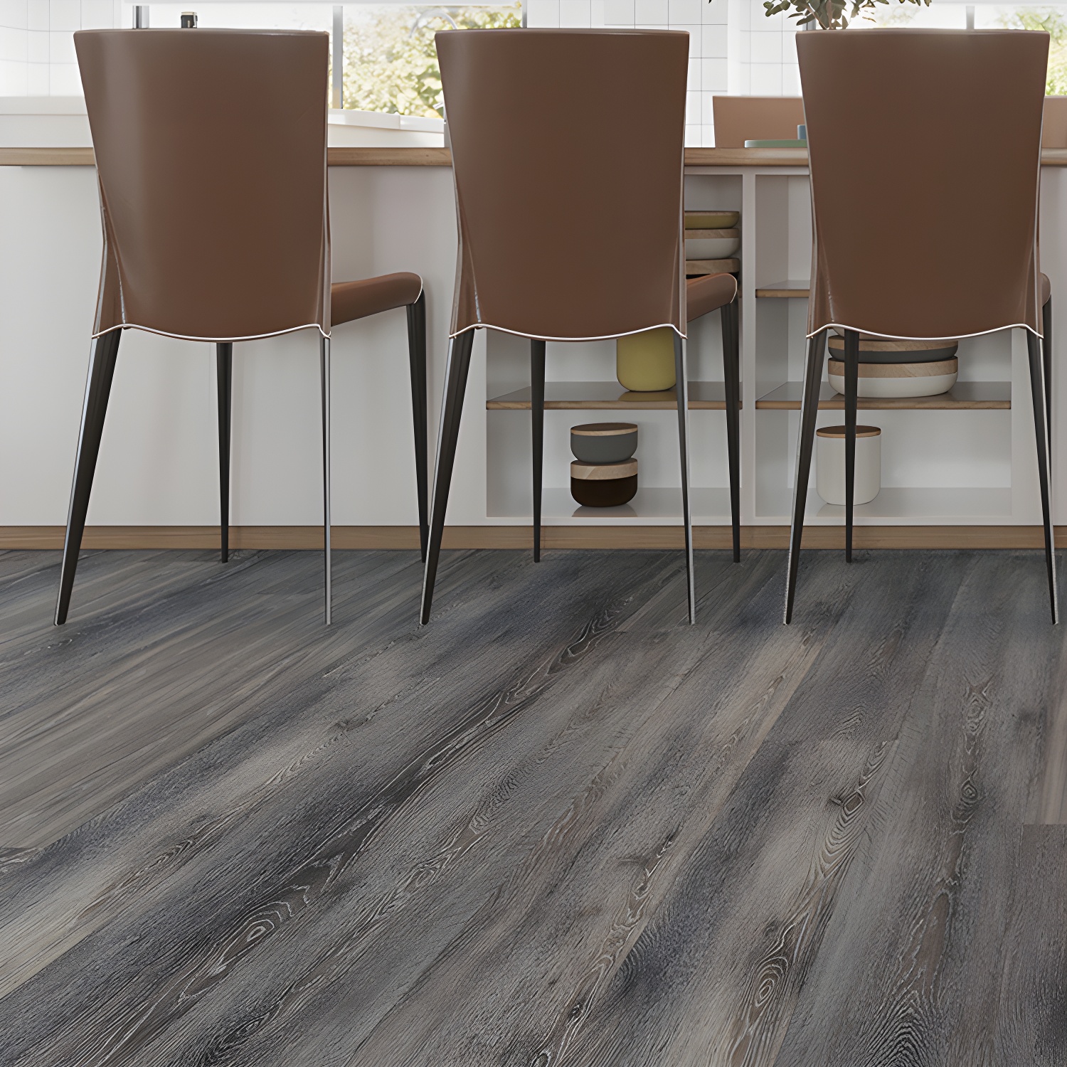 Modern Wire Brushed Laminate Flooring - Waterproof and Scratch Resistant - Perfect For Your Home