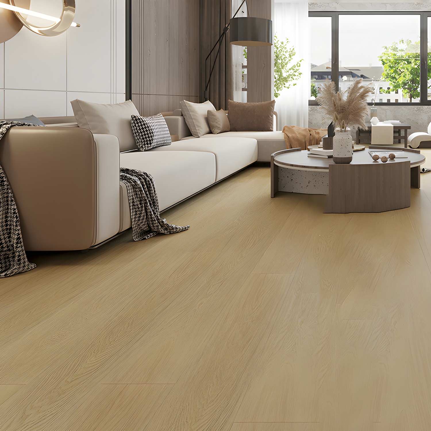 Scratch Resistant, Waterproof Laminate Wood Planks - Low Gloss with Smooth Surface