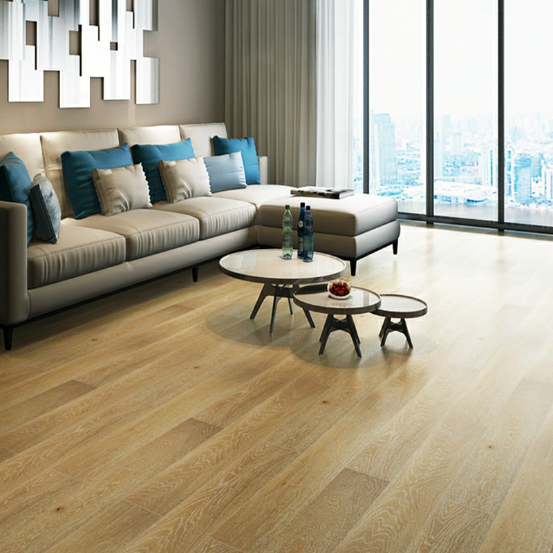 Scratch-Resistant Low Gloss Laminate Wood Flooring for Below Grade Living Spaces