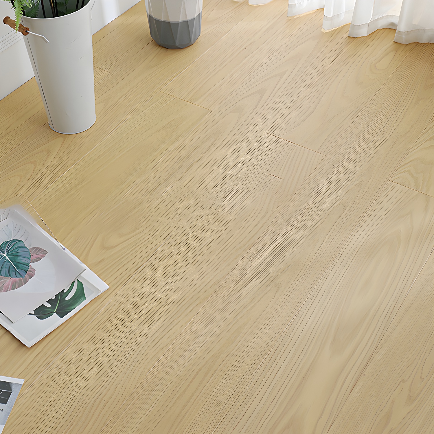 10cm Thickness Water-Resistant HDF Laminate Flooring - Smooth and Scratch Resistant Surface