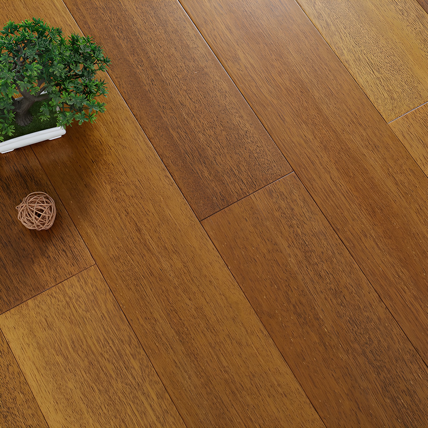 Sleek and Durable Merbau Hardwood Flooring with Waterproof and Scratch Resistant Finish