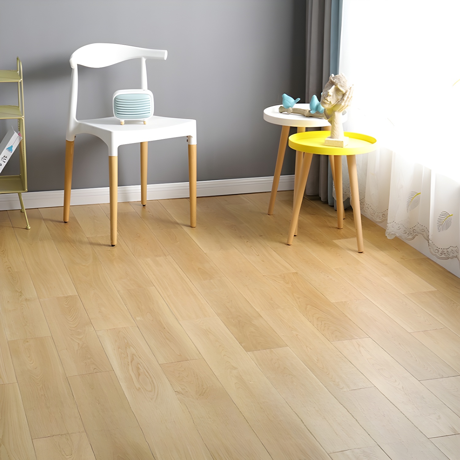 Durable and Elegant Water-Resistant Smooth Solid Wood Flooring