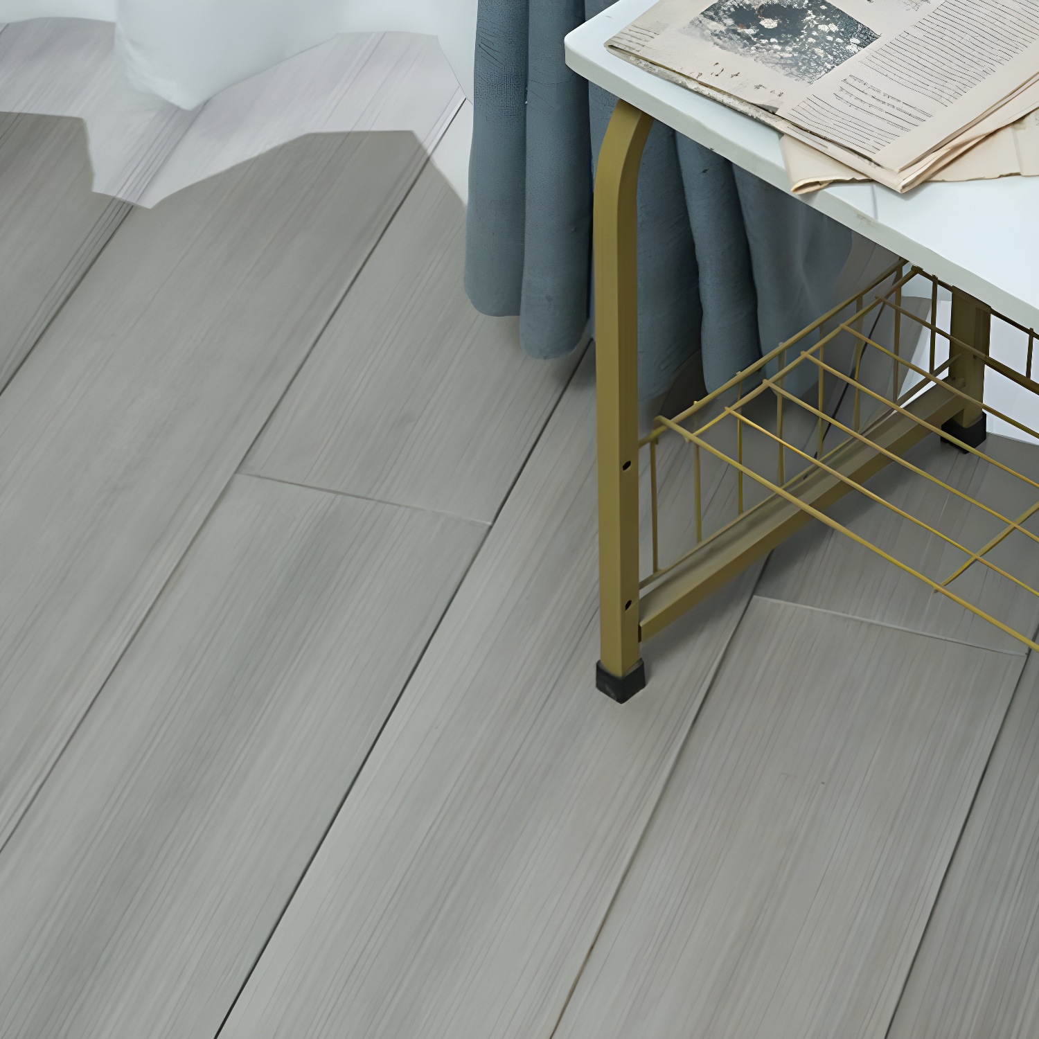 Waterproof Medium Wood Solid Birch Hardwood Flooring - Scratch Resistant, 1.8cm Thickness