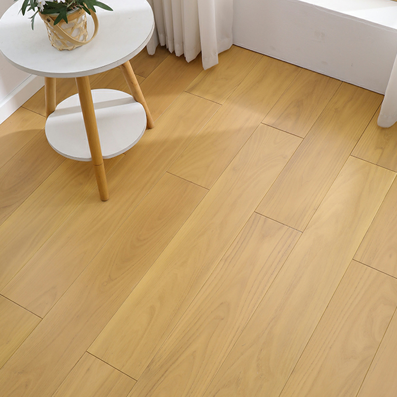 Modern Teak Solid Wood Waterproof Scratch Resistant Click-Lock Hardwood Flooring