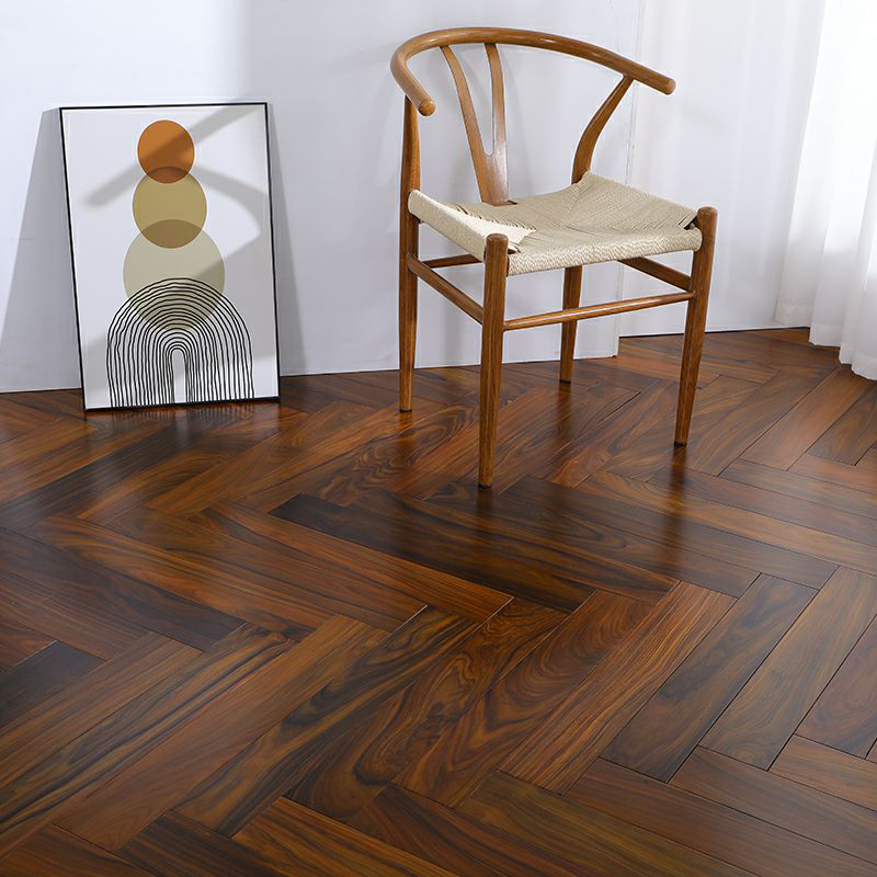 Waterproof Wide Plank Engineered Brown Wood Parquet Flooring