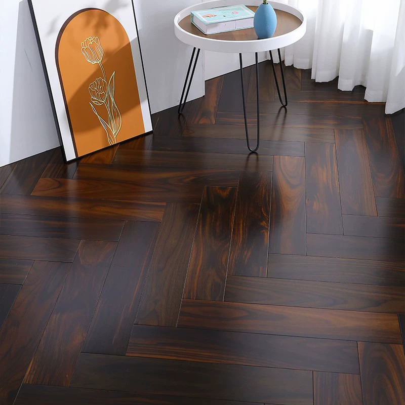 Smooth and Waterproof Brown Wood Click-Lock Hardwood Flooring