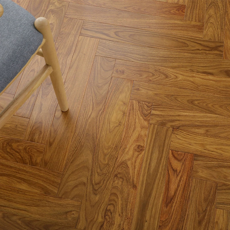 Medium Wood Click-Lock Rosewood Parquet Solid Wood Hardwood Flooring