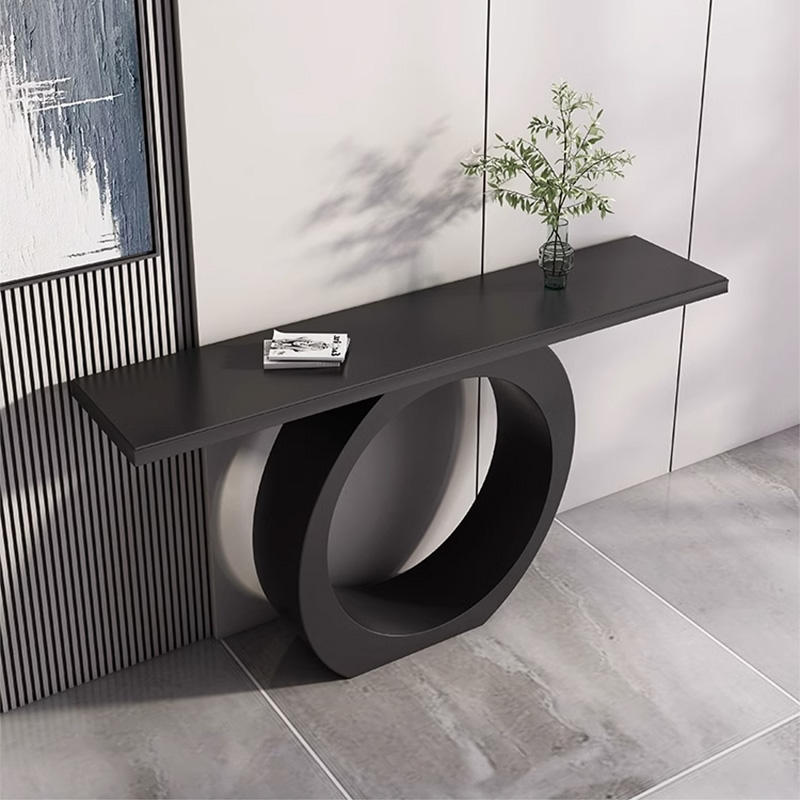 Modern Iron Base Rectangular Console Table - Minimalist Home Furniture