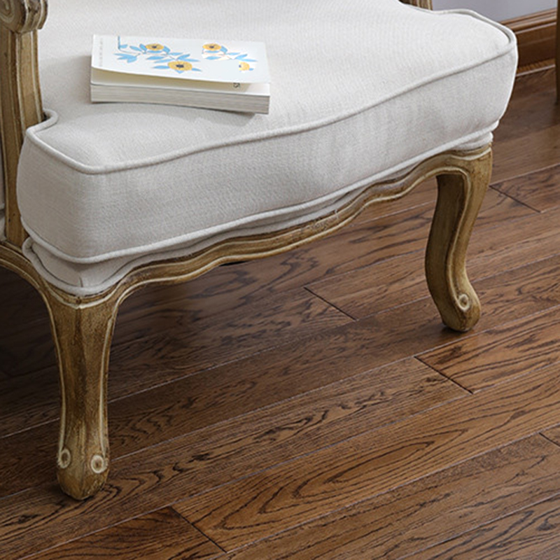 Waterproof Medium Wood Oak Click-Lock Solid Wood Hardwood Flooring