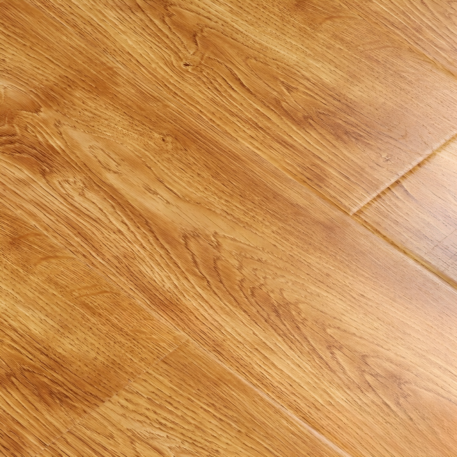 Waterproof Low Gloss Laminate Wood Planks in Smooth Texture for Living Space