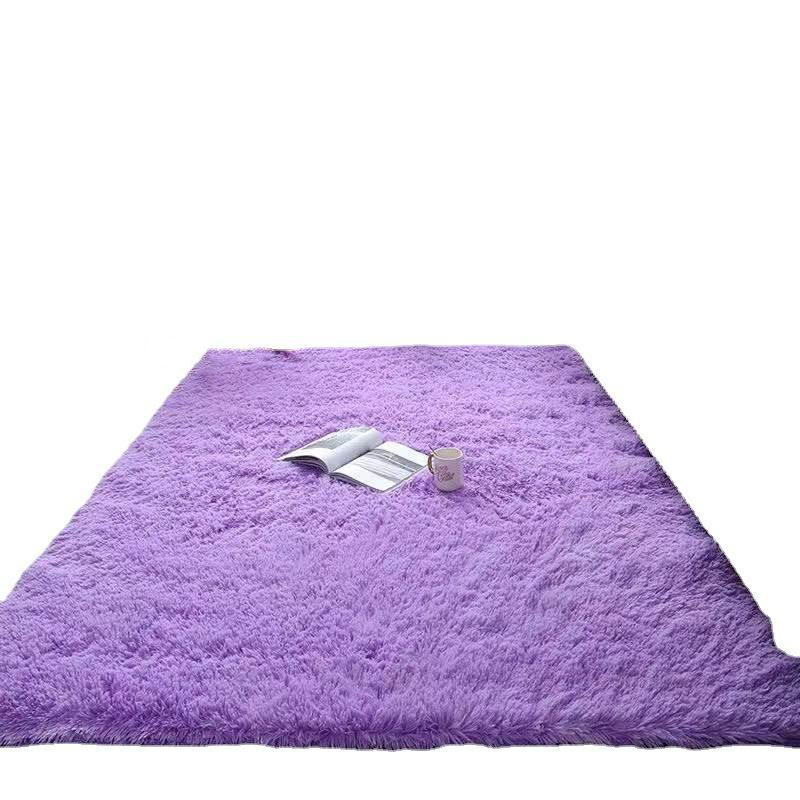 Indoor Modern Solid Colour Area Rug with Thick Construction and Anti-Slip Backing for Adults' Room