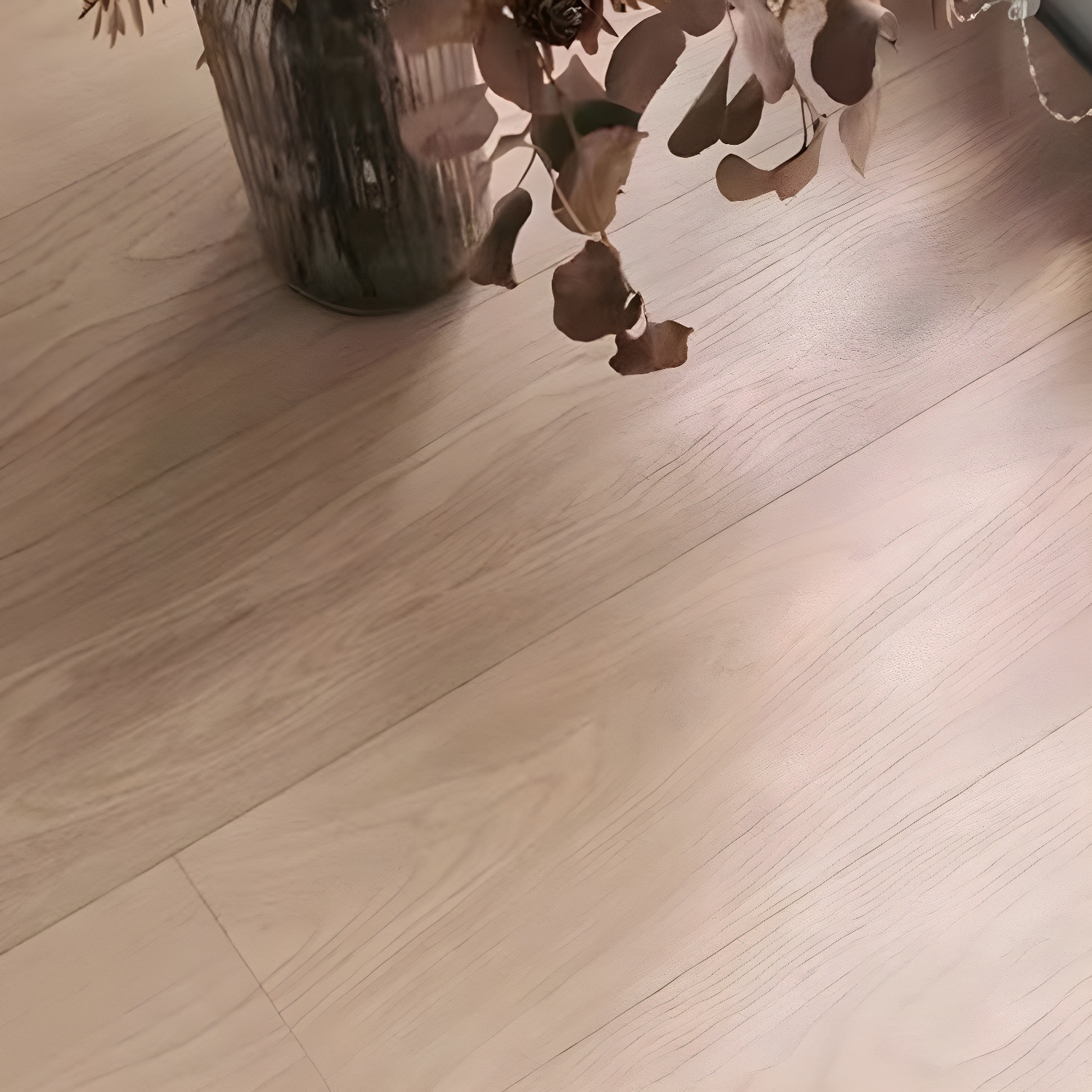 Waterproof and Scratch Resistant Medium Wood Modern - Solid Pine Hardwood Flooring