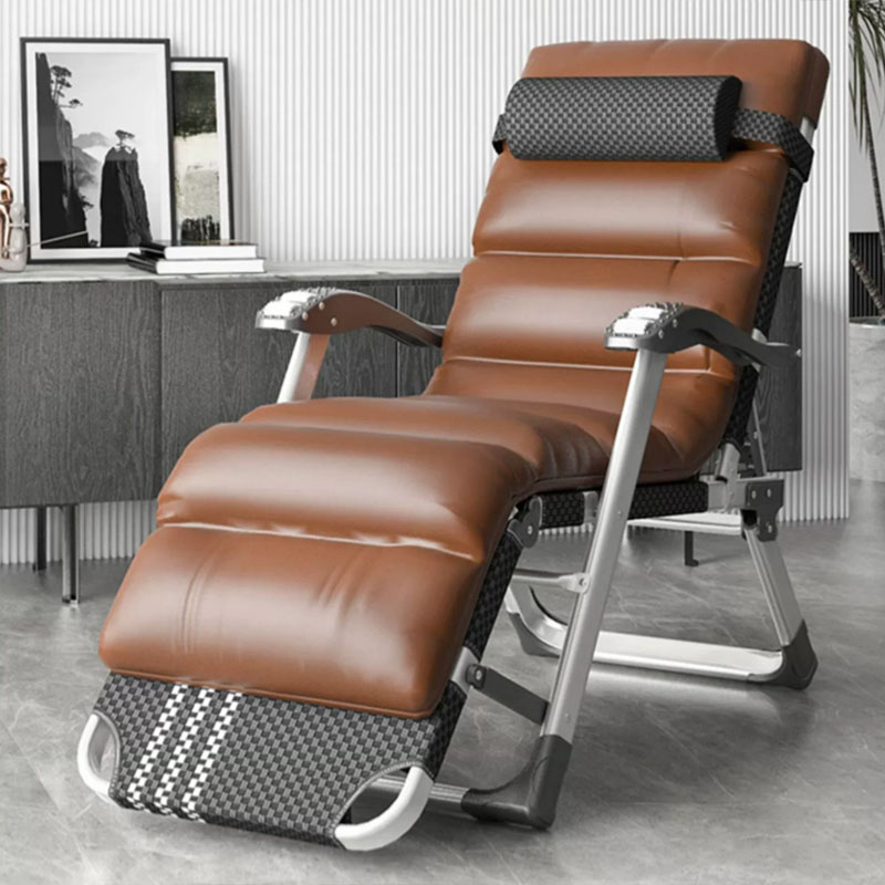 Simple Modern Recliner with Metal Legs, Small Size and Standard Design