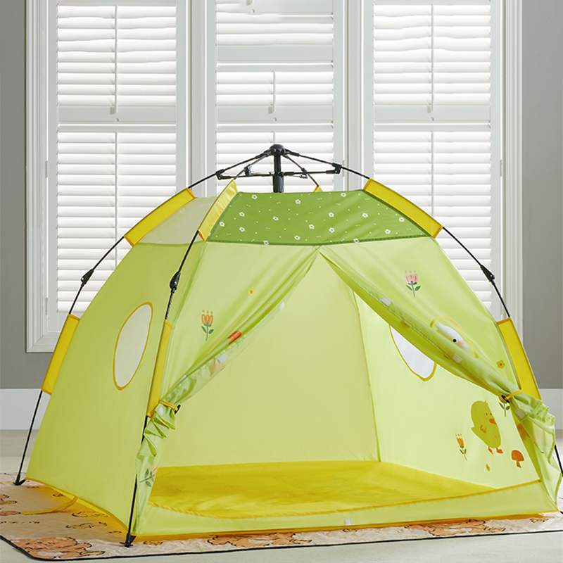 Dome Shaped Play Tent with Windows and Lights, Perfect for Indoor or Outdoor Use