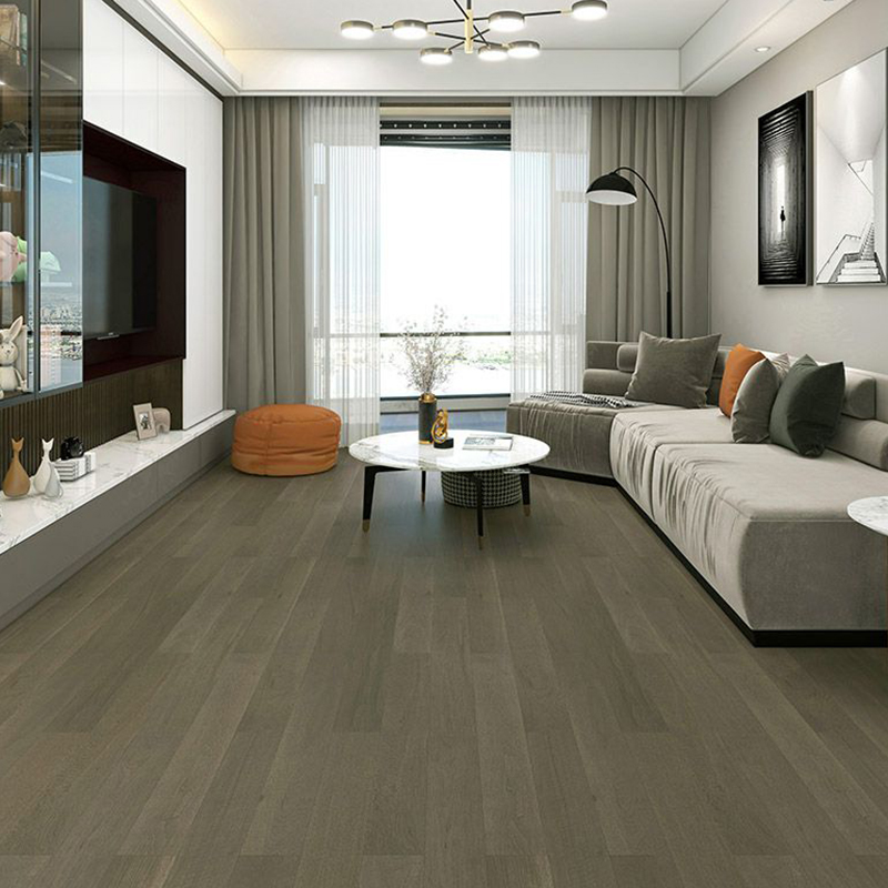 Espresso Wood Laminate Flooring with Low Gloss and Scratch Resistant Finish