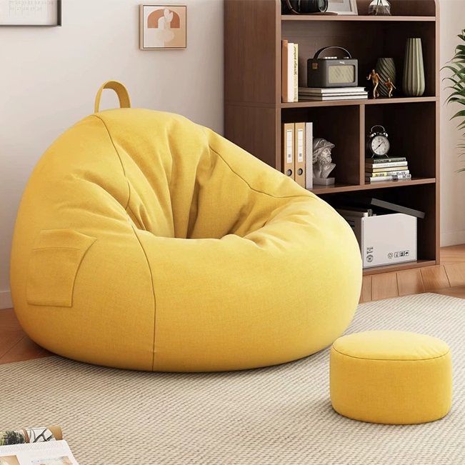 Cozy Oversized Cotton Blend Bean Bag Set for Ultimate Comfort
