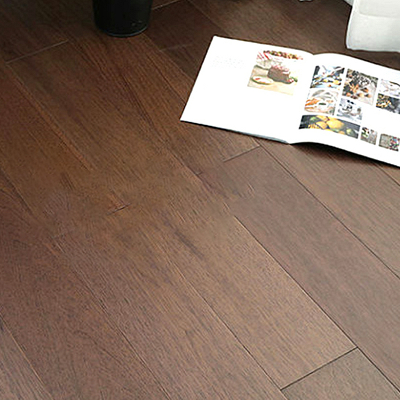 Smooth Matte Brown Wood Click-Lock Solid Wood Walnut Hardwood Flooring