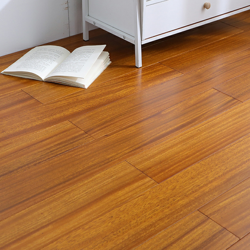 Smooth Matte Tongue and Groove Medium Wood Modern Style Hardwood Flooring