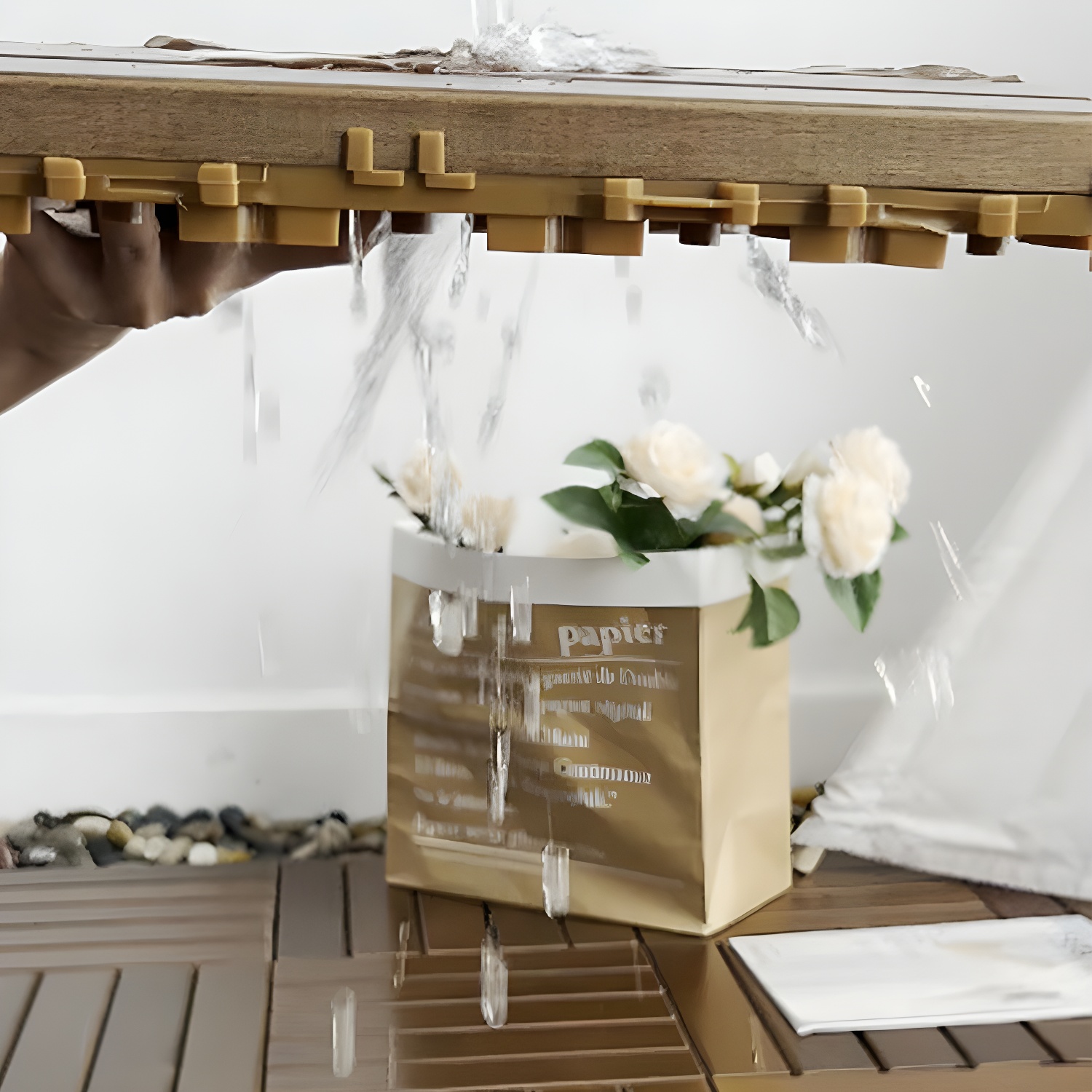 Smooth Matte Rosewood Modern Style Click-Lock Parquet Hardwood Flooring