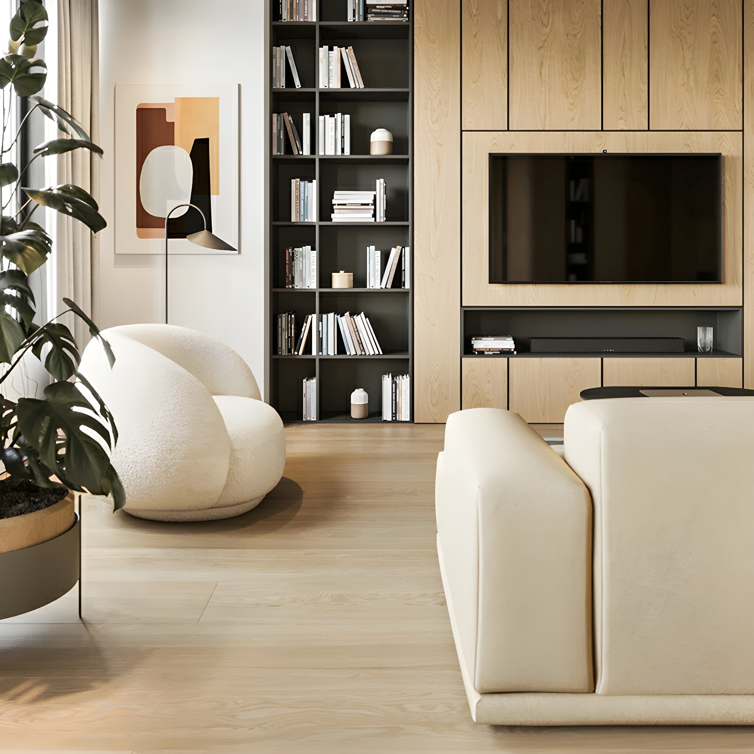 Low Gloss Scratch Resistant Laminate Wood Planks for Living Space with Waterproof Performance