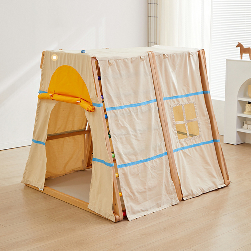 Modern Dollhouse with Windows and Floor for Indoor/Outdoor Play