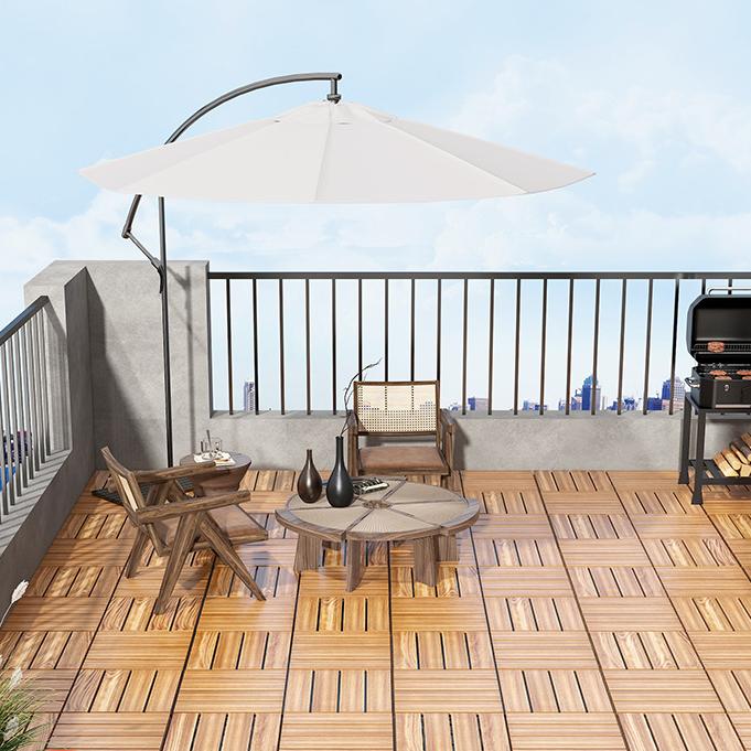 Elegant Pine Solid Wood Flooring with Smooth Finish, Click-Lock Medium Tone Hardwood for Modern Home