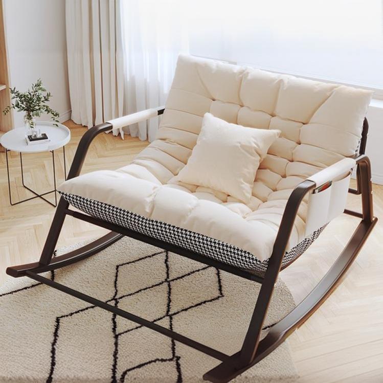 Stylish Upholstered Rocking Chair with Removable Cushions fits Womens Range-even Less